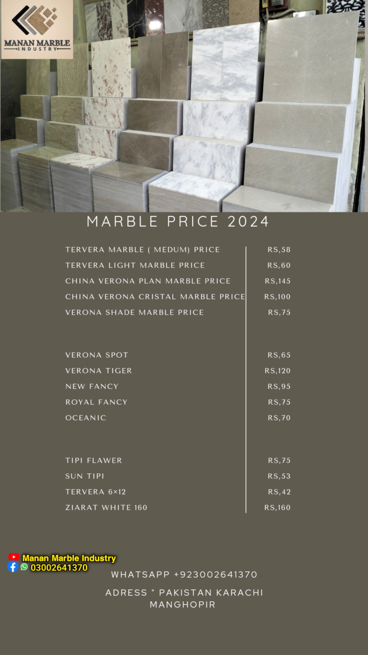 marble price in Pakistan